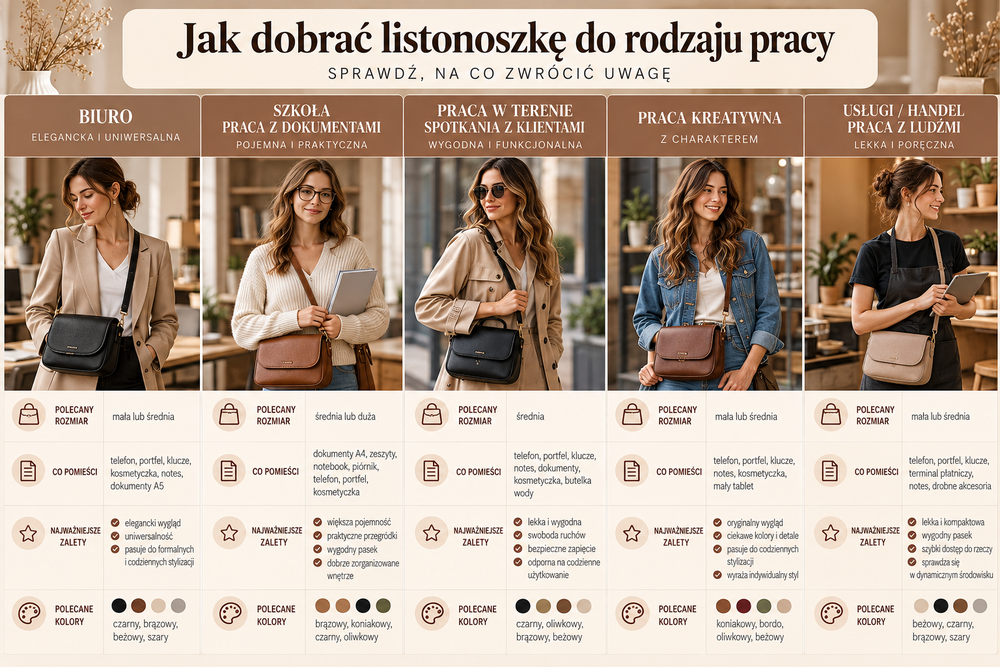 listonoszka a rodzaj pracy